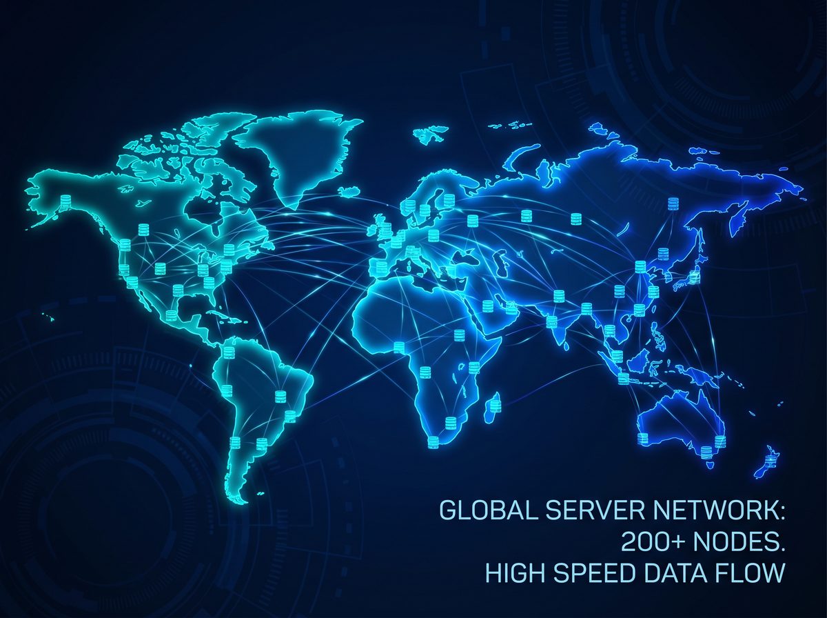 洗一加速器全球服务器节点分布图
